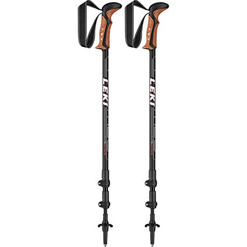 LEKI 6492043 Khumbu Wanderstöcke, Black