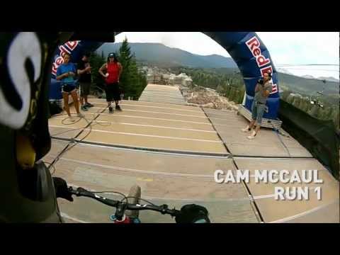 Cam McCaul&#039;s 3 Runs at Whistler Crankworx Red Bull Joyride - New Contour+2 Camera