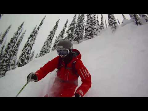 powder skiing in Revelstoke BC shot entirely on GoPro helmet cams