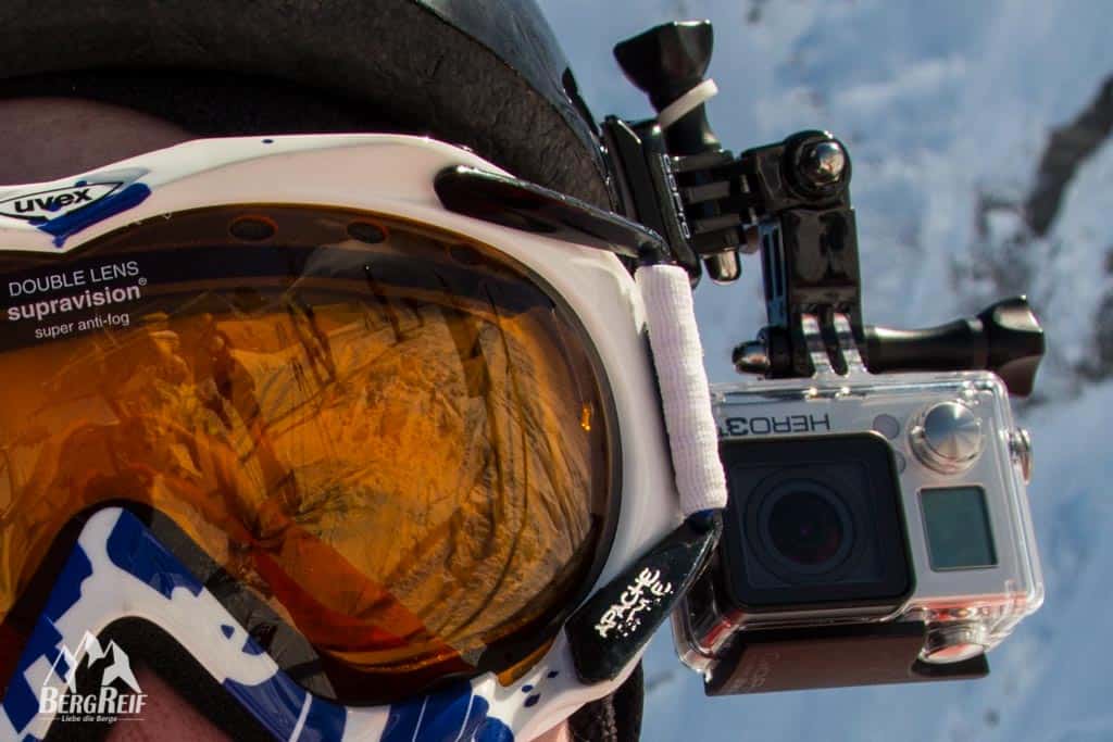 GoPro Halterung 4 Varianten für spektakuläre Ski Videos BergReif